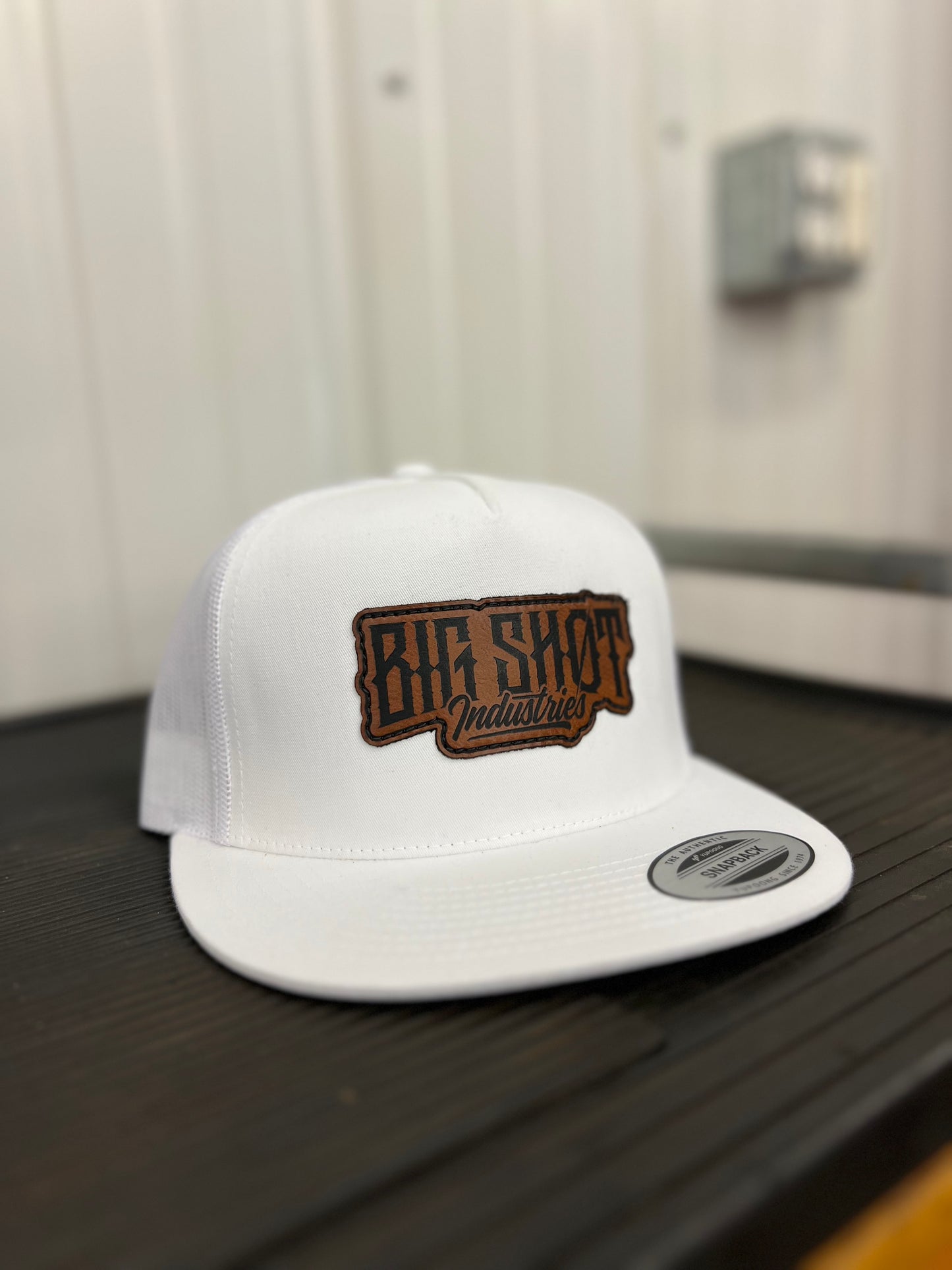 LEATHER LOGO HAT